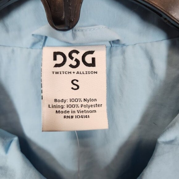 NWT DSG X TWITCH + ALLISON Men's Coaches Jacket in Cloudless Sky Size Small‎ - Picture 7 of 8